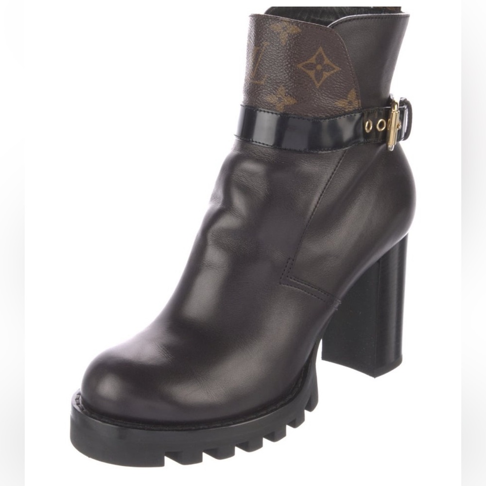 Louis Vuitton combat boots